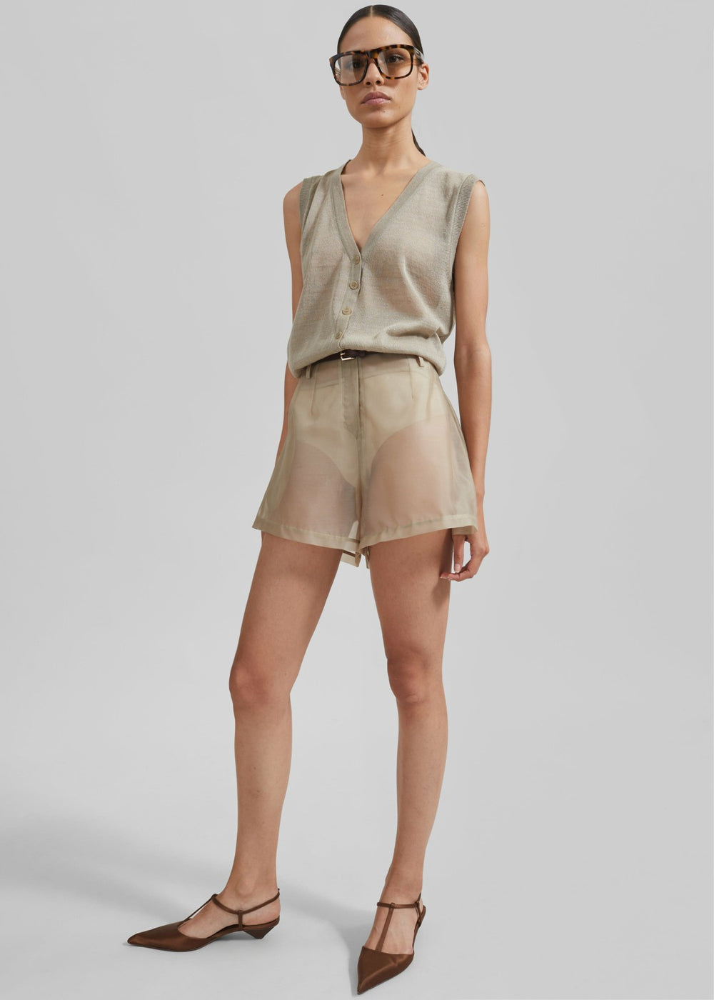 Lise Sheer Shorts Desert Sand - Women
