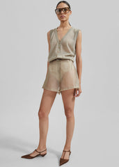 Lise Sheer Shorts Desert Sand - Women