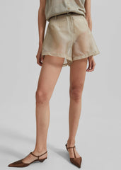 Lise Sheer Shorts Desert Sand - Women