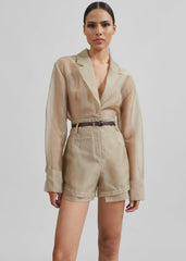 Lise Sheer Shorts Desert Sand - Women