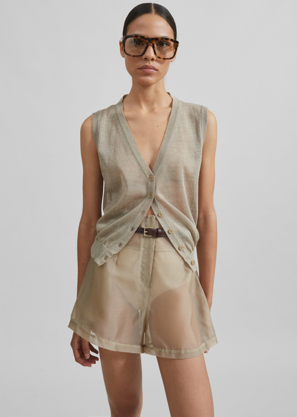 Lise Sheer Shorts Desert Sand - Women
