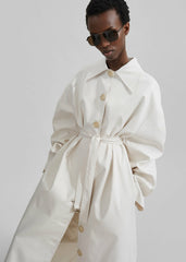 Callyn Trench Coat Light Beige - Women