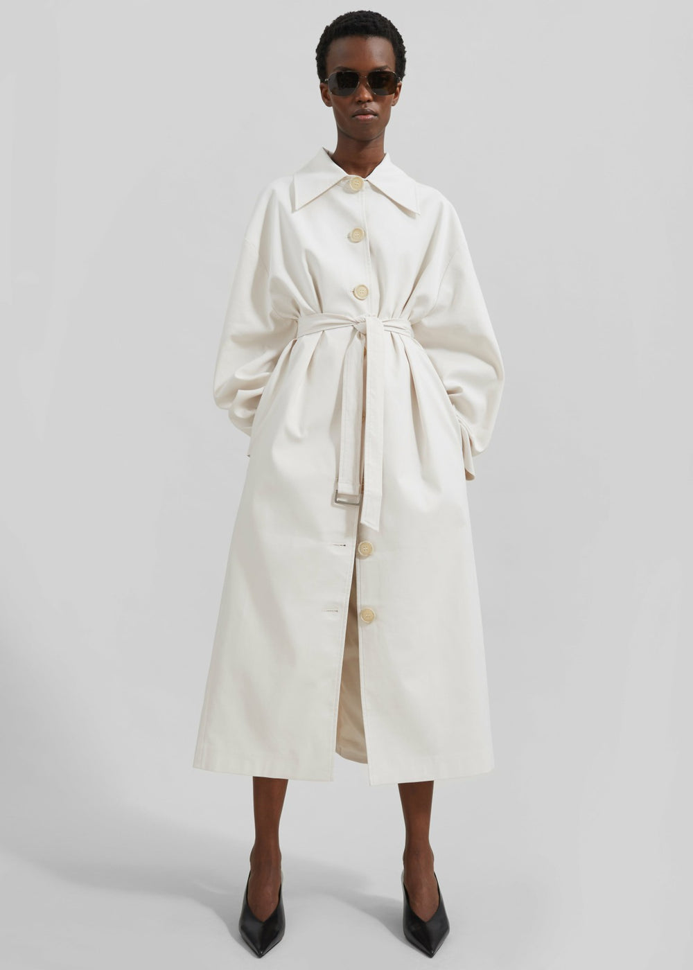 Callyn Trench Coat Light Beige - Women