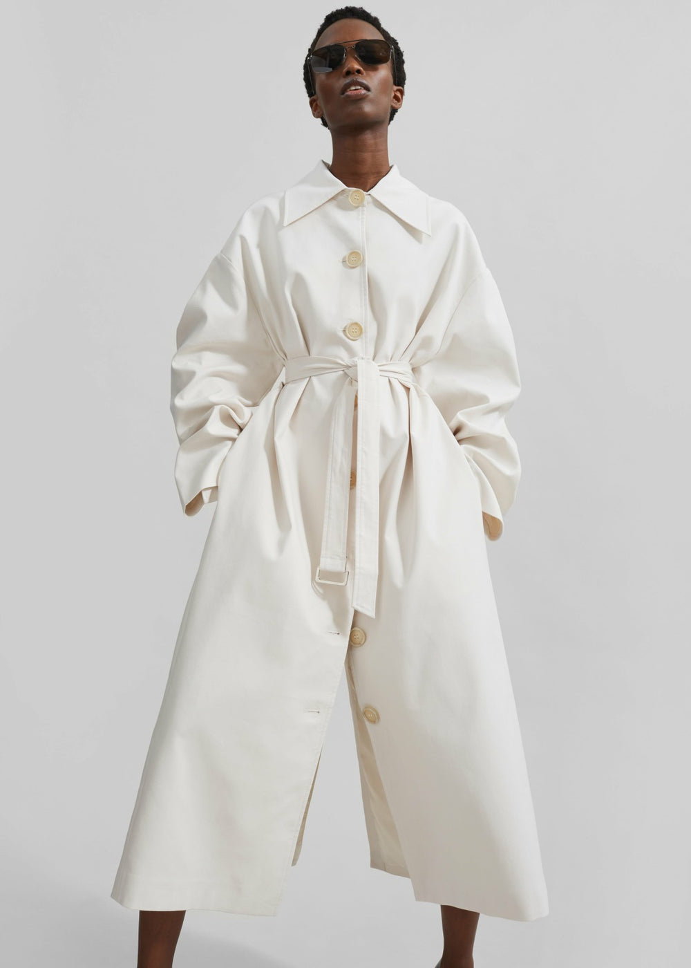 Callyn Trench Coat Light Beige - Women