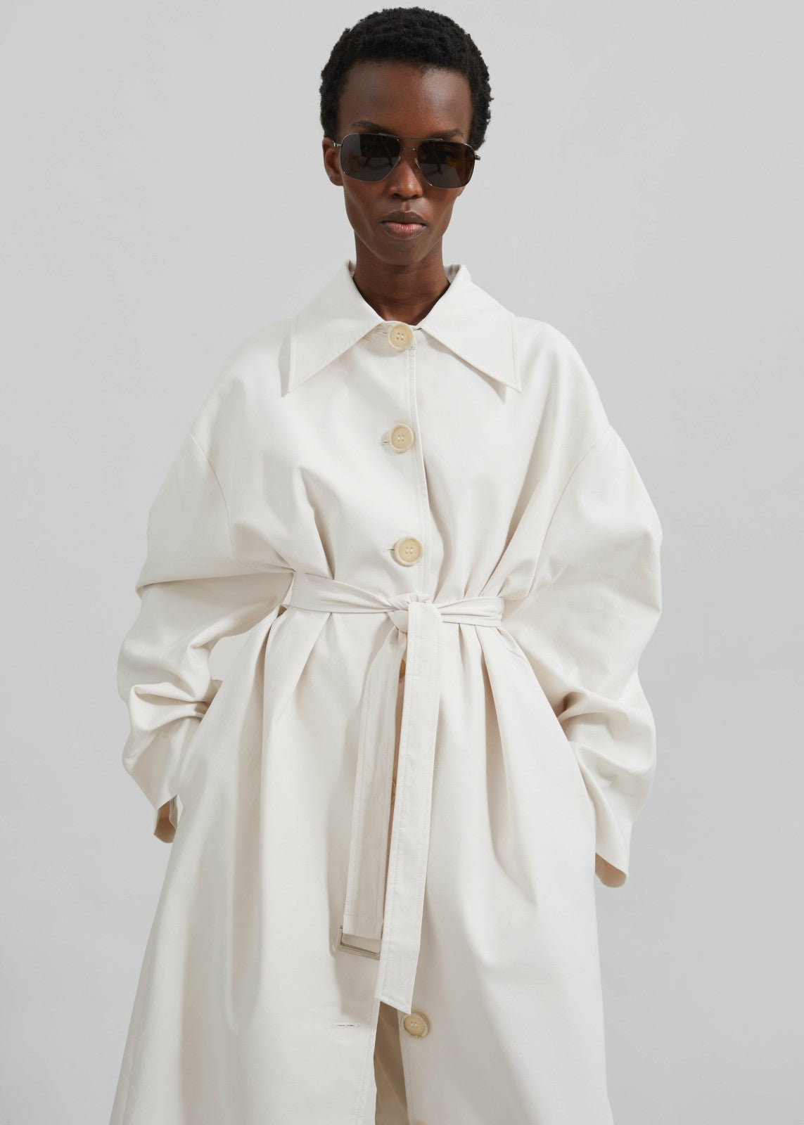 Callyn Trench Coat Light Beige - Women