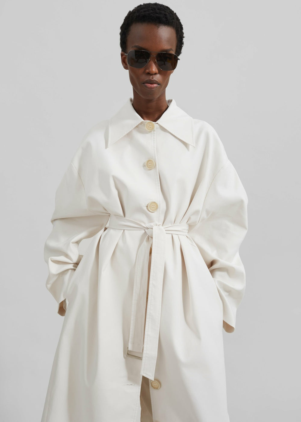 Callyn Trench Coat Light Beige - Women