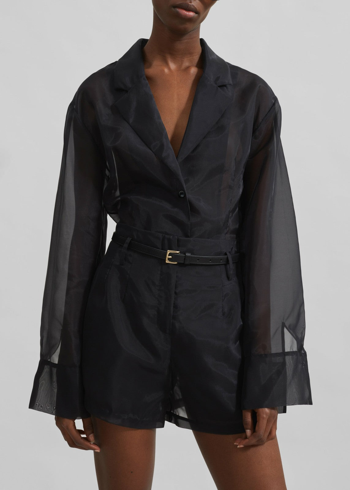 Lise Sheer Shorts Black - Women