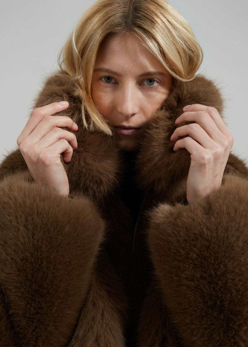 Hope Faux Fur Jacket Camel - Women