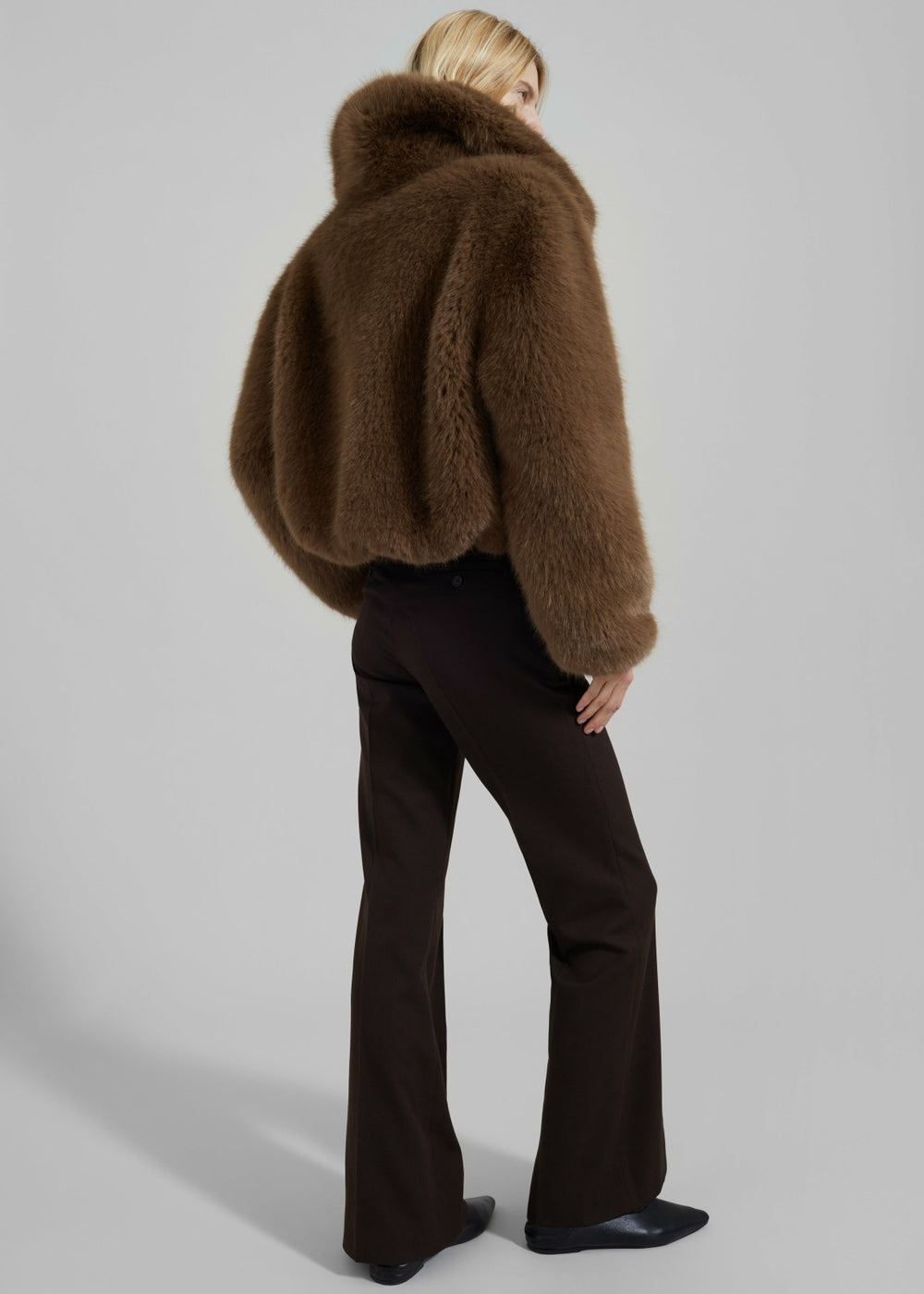 Hope Faux Fur Jacket Camel - Women