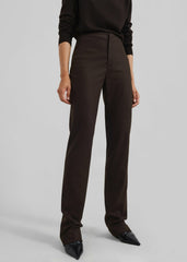 Morrison Long Trousers Brown - Women