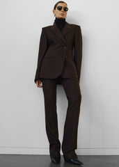 Morrison Long Trousers Brown - Women