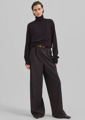 Ora Leather Belt Brown/Gold - Women