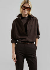 Lyra Flared Pants Brown - Women