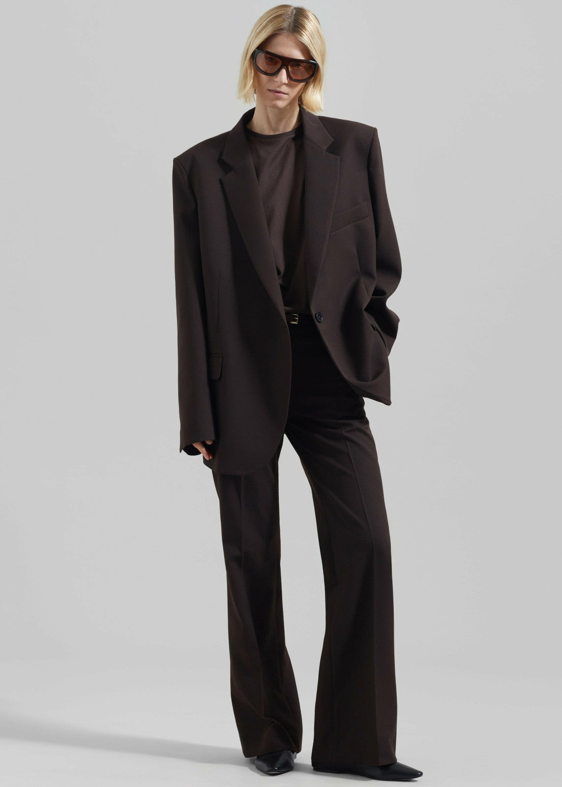 Lyra Flared Pants Brown - Women