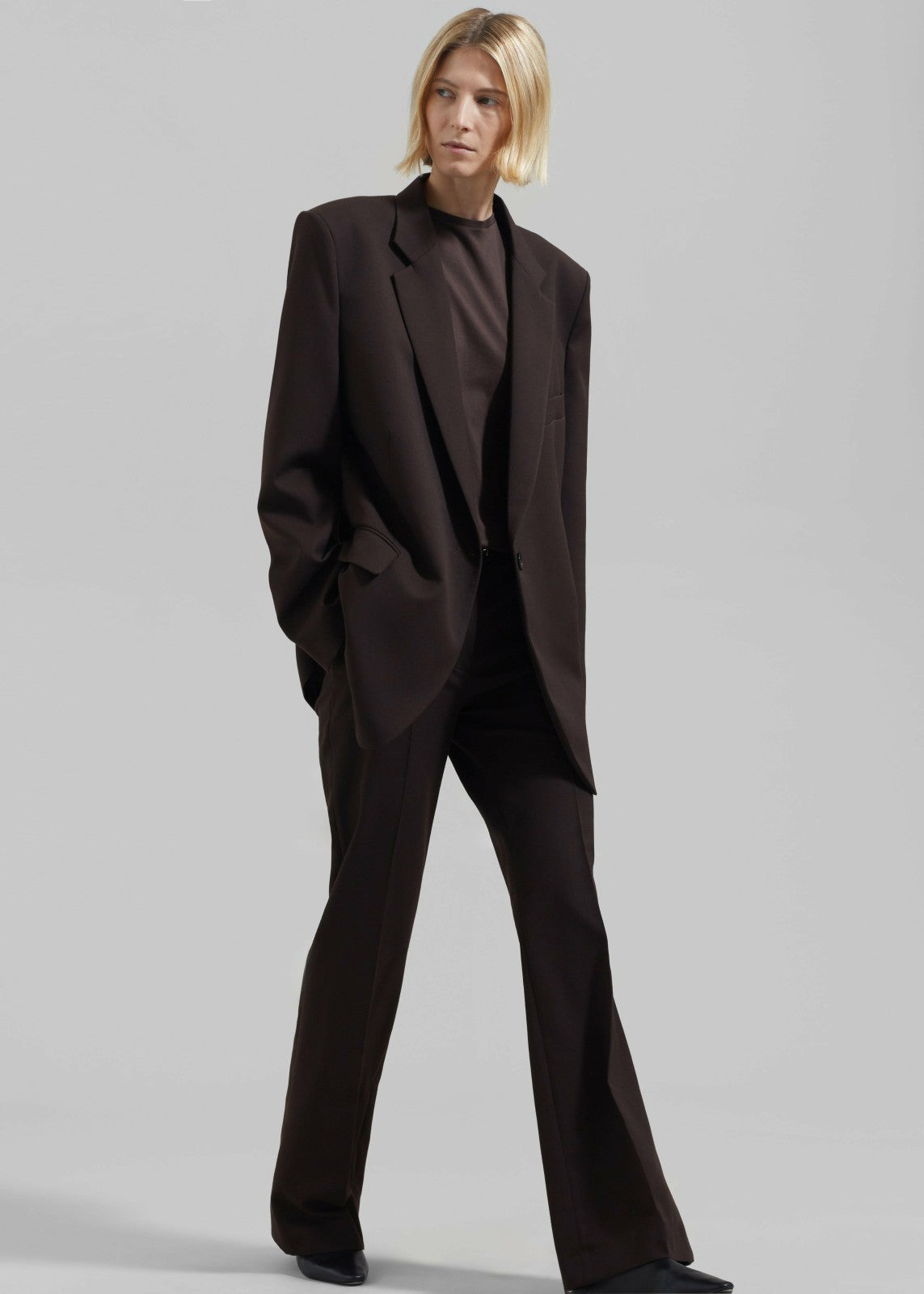 Lyra Flared Pants Brown - Women