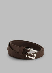 Jessie Leather Belt Brown - Women