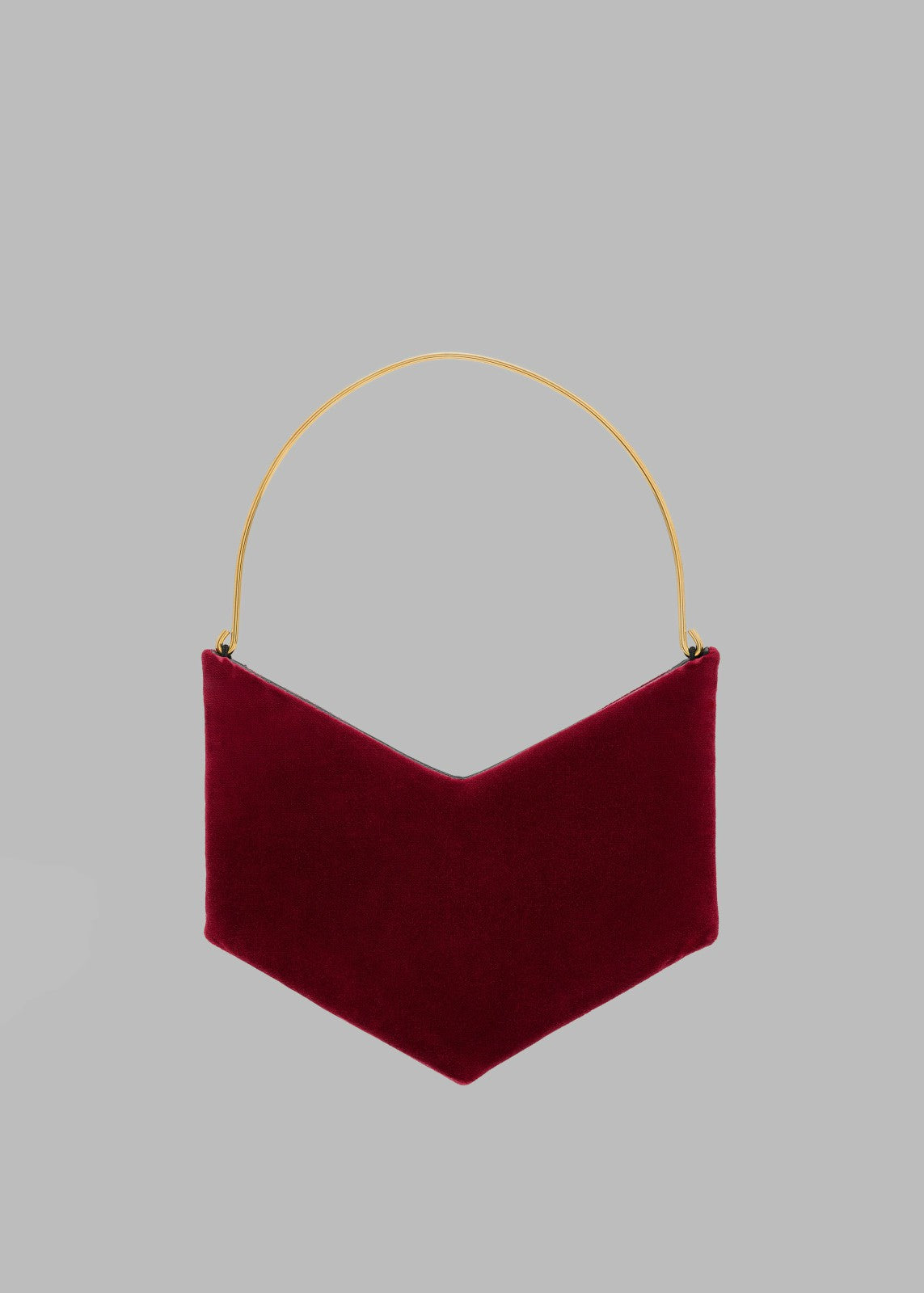 Bevza Grain Clutch Burgundy - Women