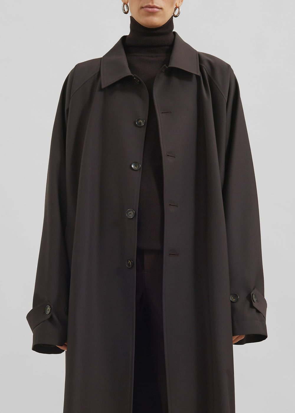 Shay Trench Coat Brown - Men/Women