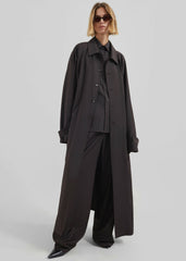 Shay Trench Coat Brown - Men/Women