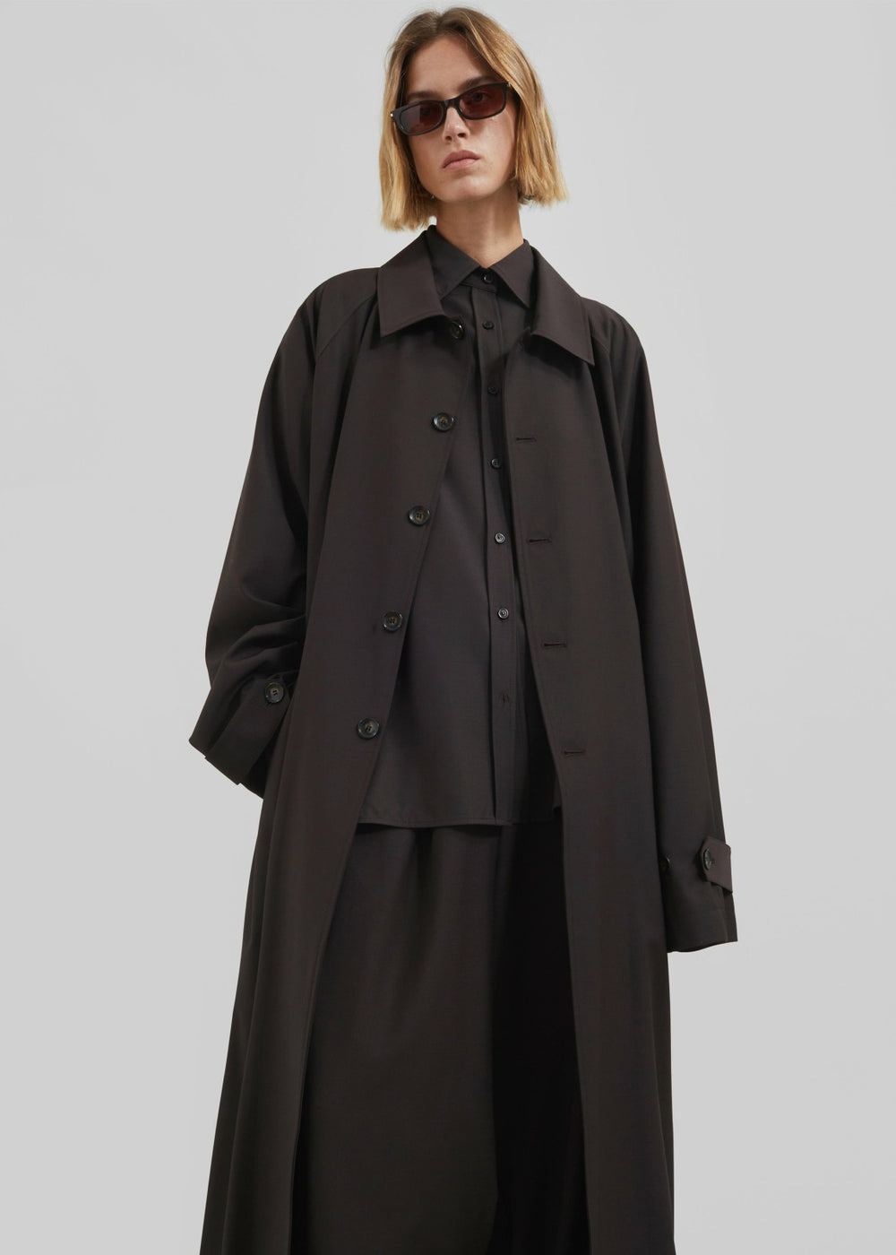 Shay Trench Coat Brown - Men/Women
