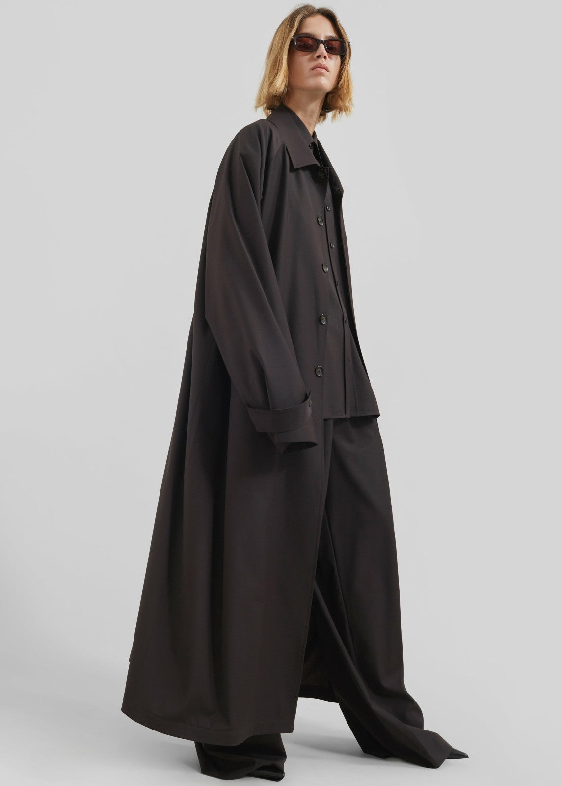 Shay Trench Coat Brown - Men/Women