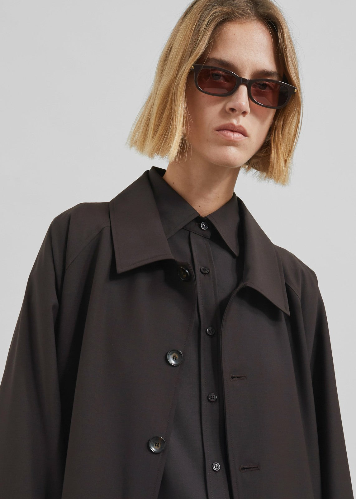 Shay Trench Coat Brown - Men/Women