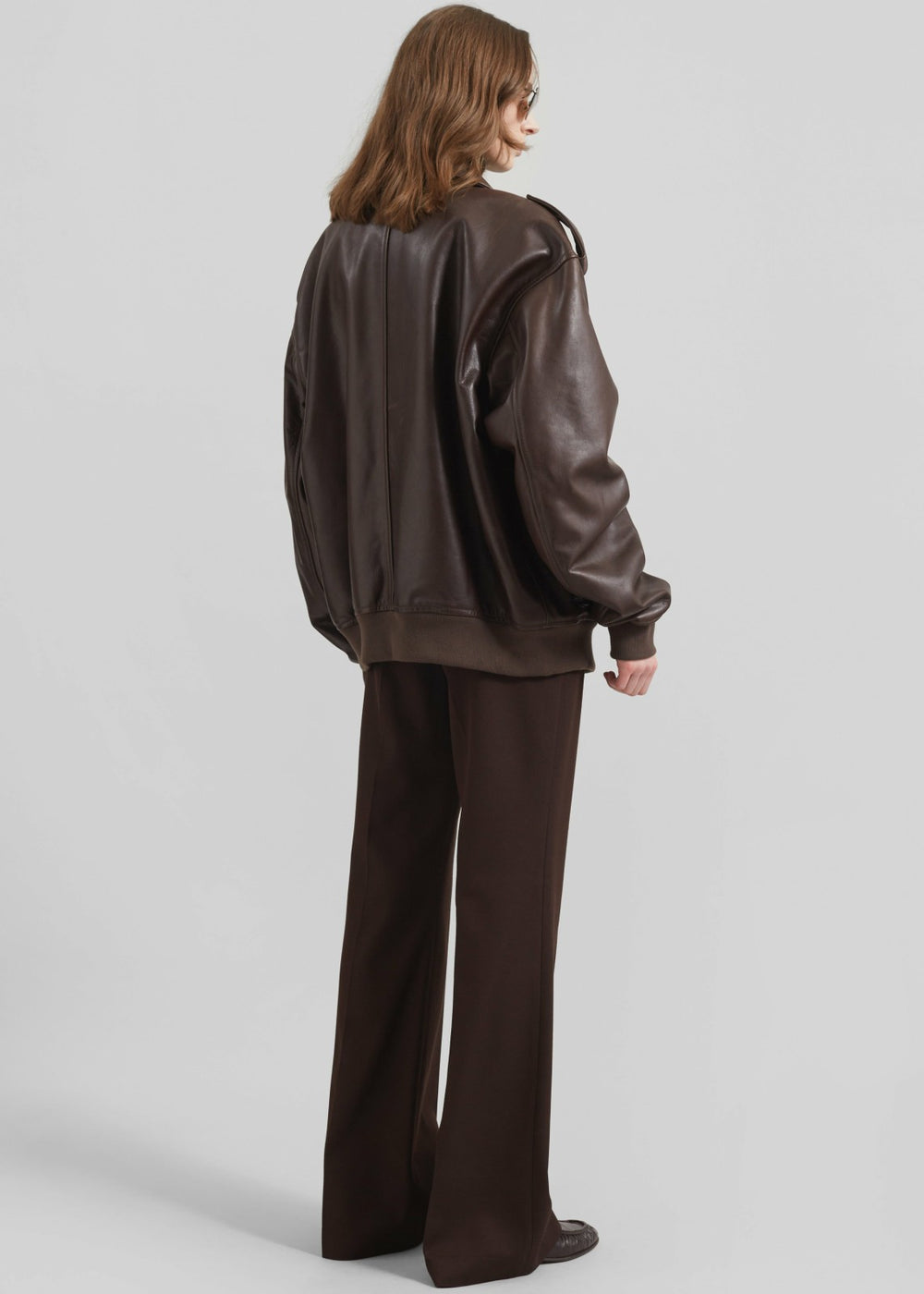Viper Leather Jacket Brown - Women