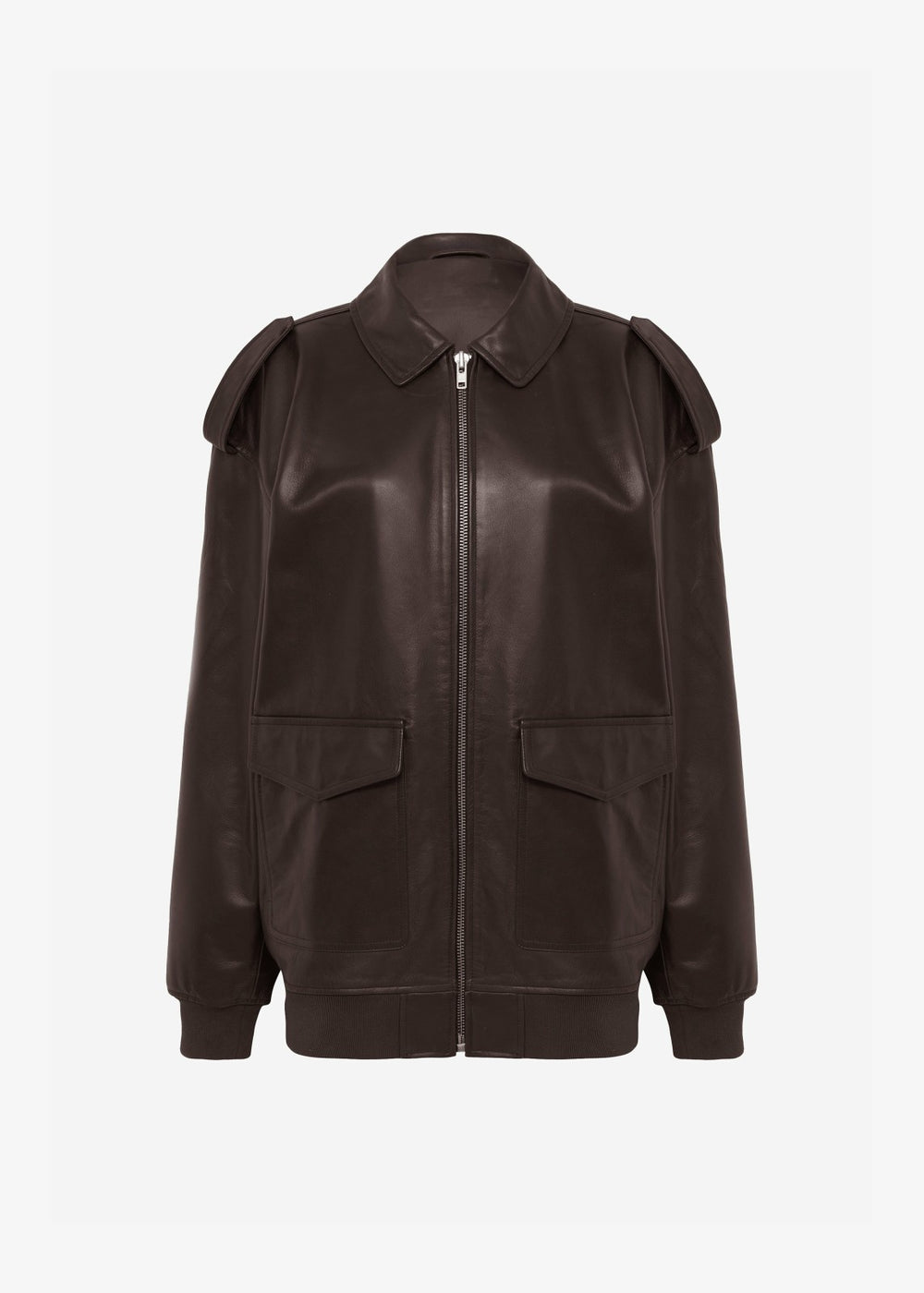 Viper Leather Jacket Brown - Women