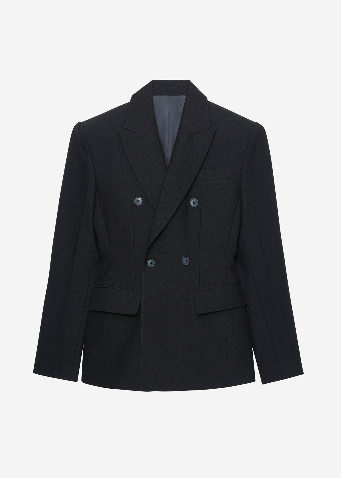 Dina Double Breasted Blazer Black - Women