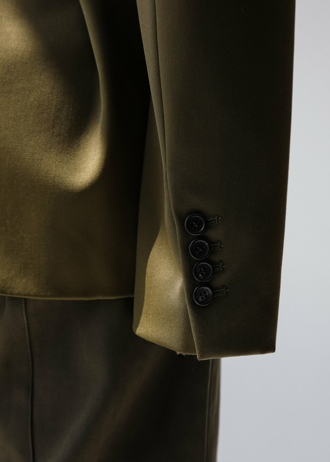 Naima Belted Blazer Khaki - Women
