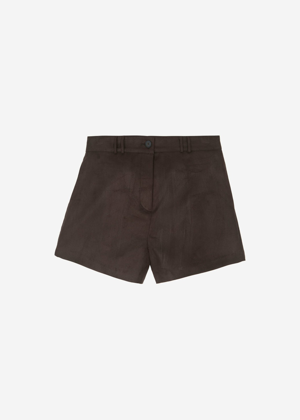 Merida Faux Suede Shorts Brown - Women
