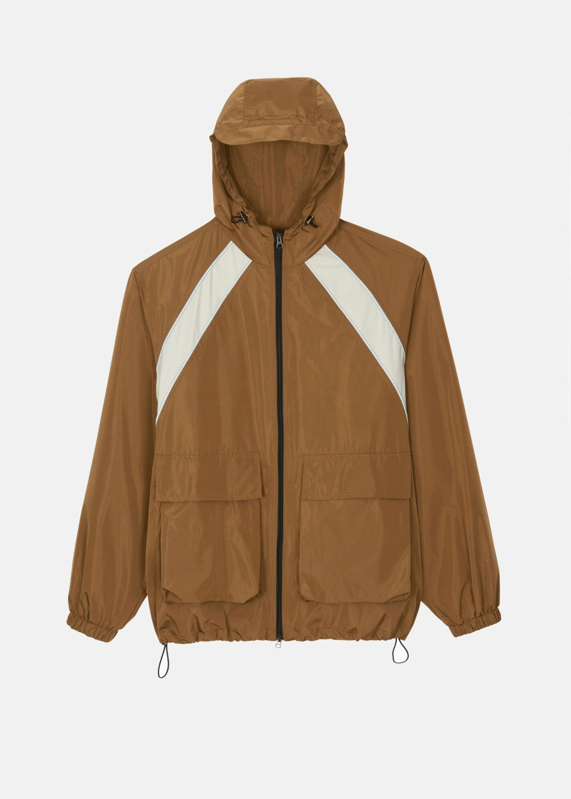 Navan Windbreaker Cargo Jacket Brown - Women