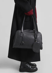 Noho Leather Shoulder Bag Black - Women