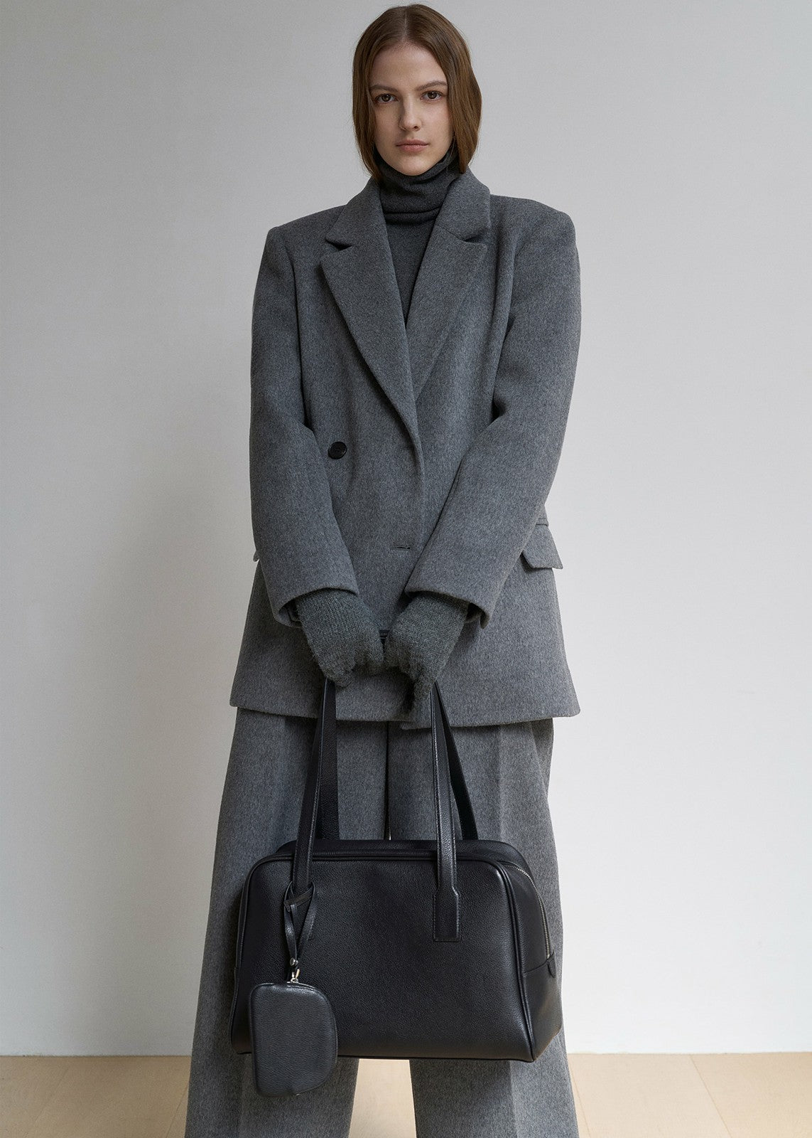 Noho Leather Shoulder Bag Black - Women