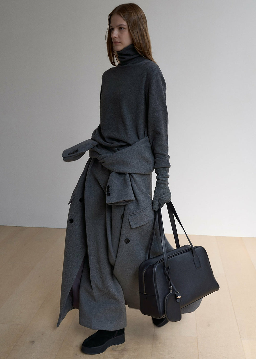 Noho Leather Shoulder Bag Black - Women