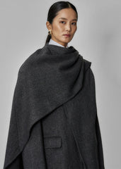 Whisella Cape Charcoal - Women
