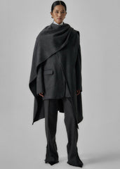 Whisella Cape Charcoal - Women