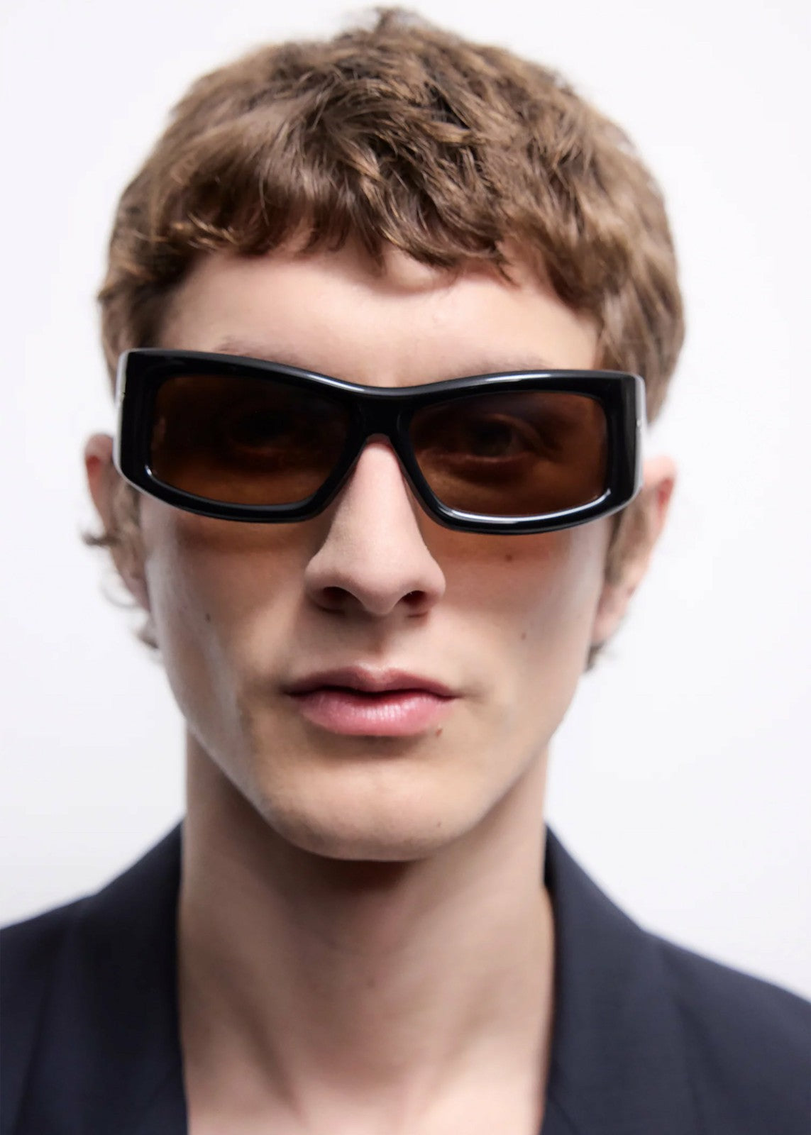 Port Tanger Hads Sunglasses Black Acetate/Tobacco Lens - Men/Women
