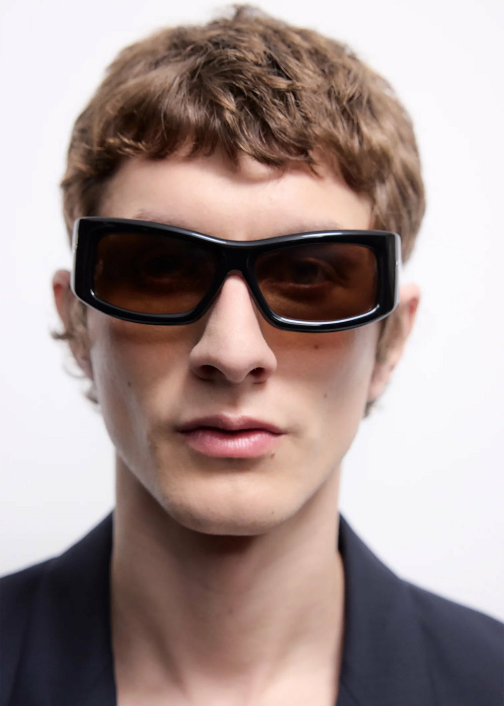 Port Tanger Hads Sunglasses Black Acetate/Tobacco Lens - Men/Women