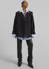 Emsbury Short Trench Black - Women