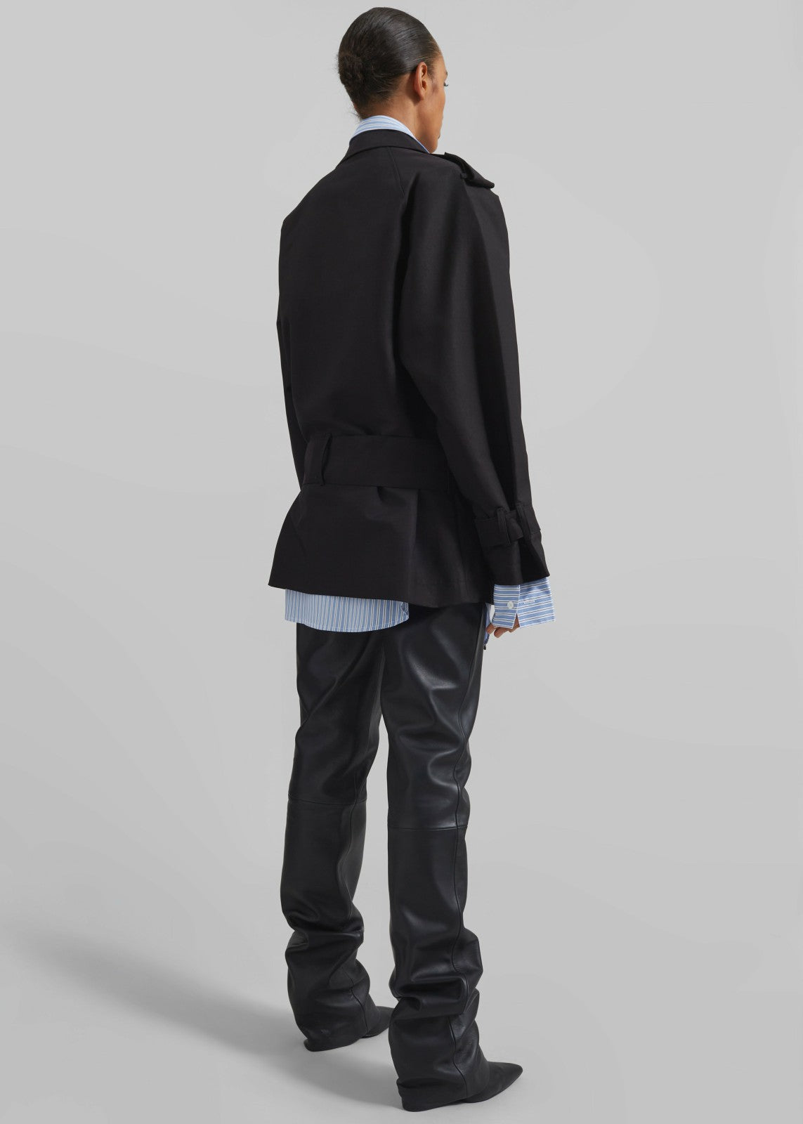 Emsbury Short Trench Black - Women