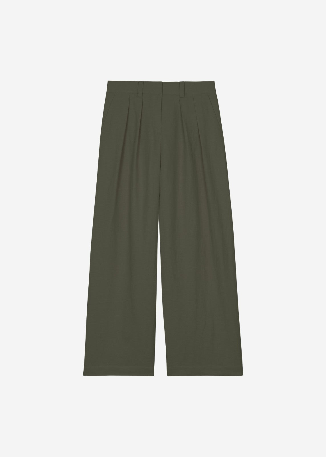 Daytona Pleated Trousers Khaki - Women