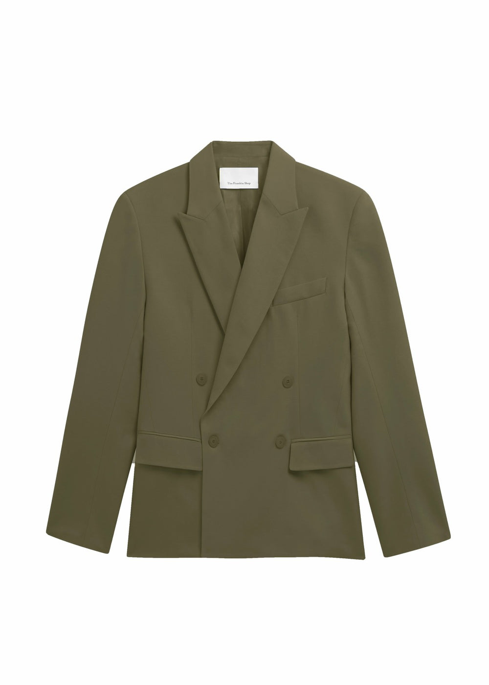 Newark Double Breasted Blazer Khaki - Women