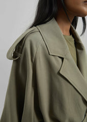 Simona Short Trench Khaki - Women