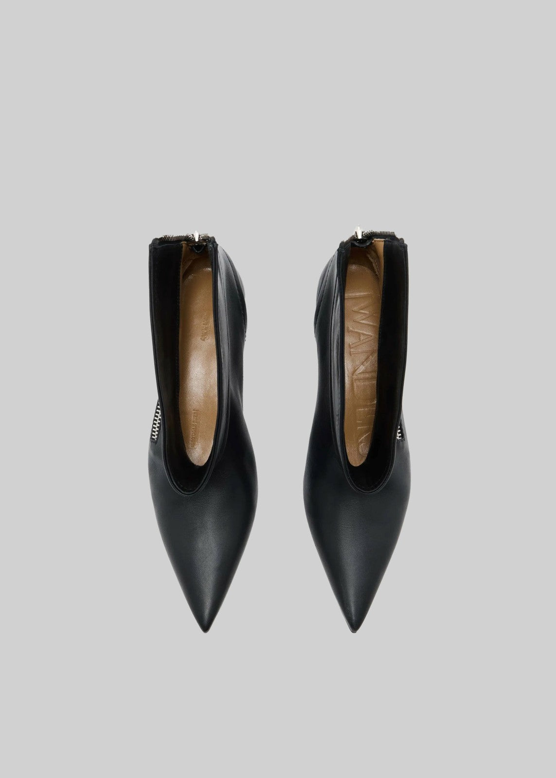JW Anderson Kitten Heel Biker Boots Black - Women
