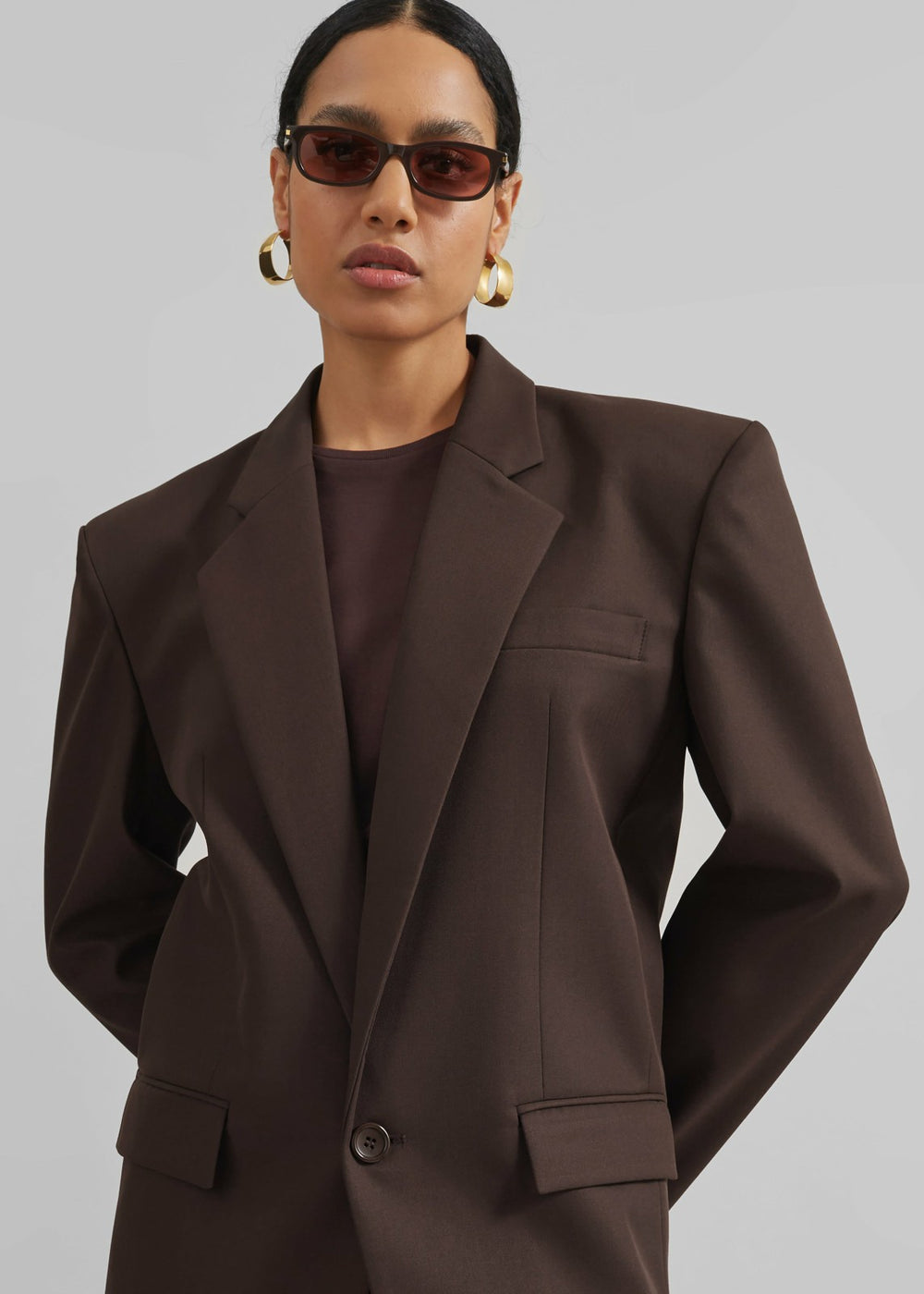 Jun Blazer Brown - Women