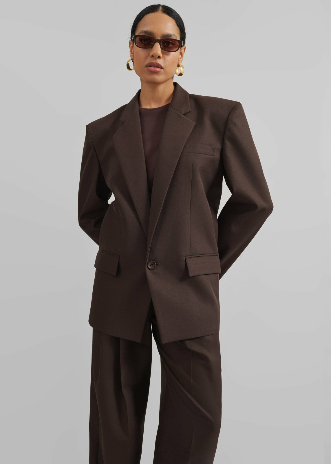 Jun Blazer Brown - Women