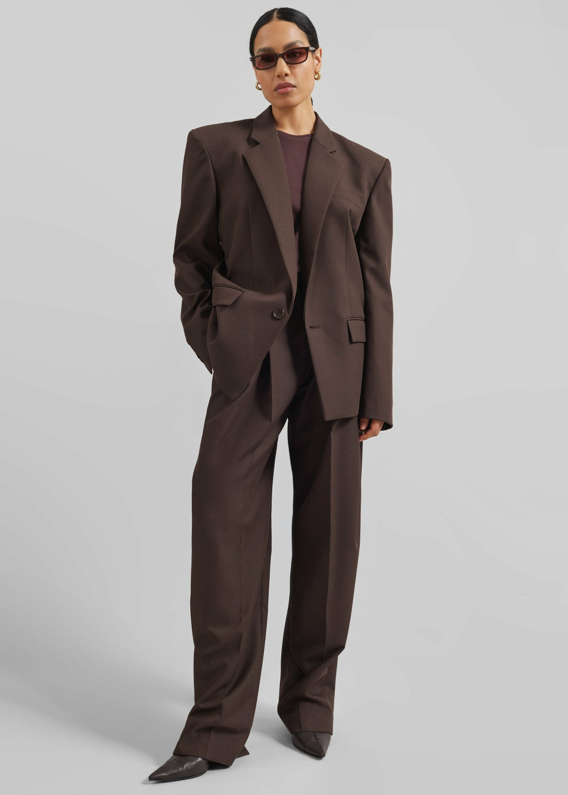 Jun Blazer Brown - Women