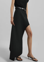 Coperni One-Leg Tailored Skirt Black - Women