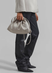 Velora Satin Pouch Light Taupe - Women